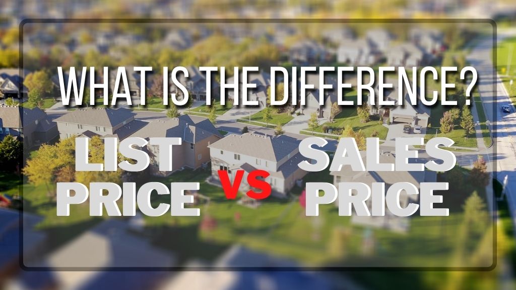 list price vs sales price