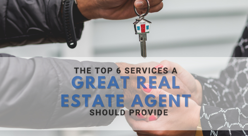 Great Real Estate Agent: Two hands shaking while the other hand of one person is holding a key to a house.