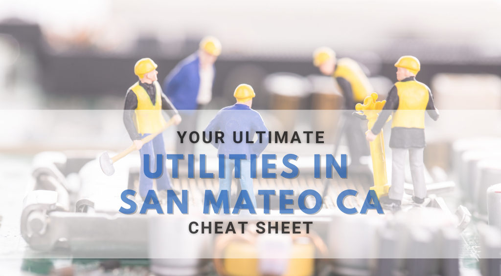 Utilities in San Mateo CA: A group of miniature toy workers are gathered to make it seem like they are working in a field.