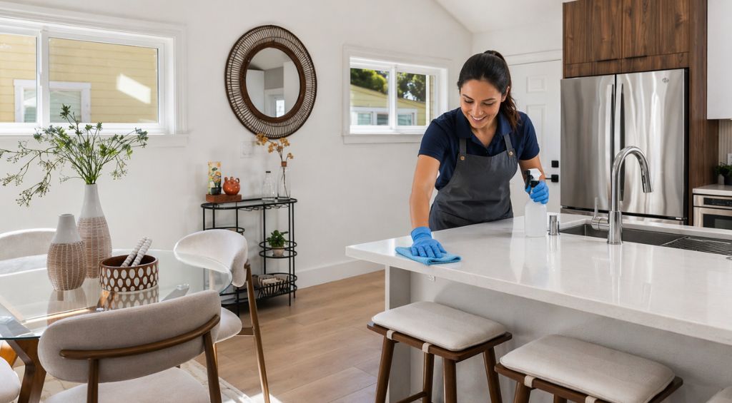 prepare parents house for sale deep cleaning process